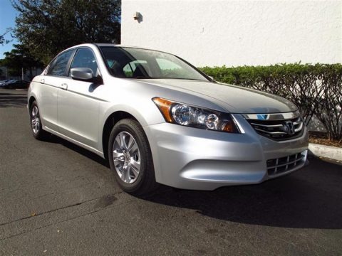 Alabaster Silver Metallic 2012 Honda Accord SE Sedan