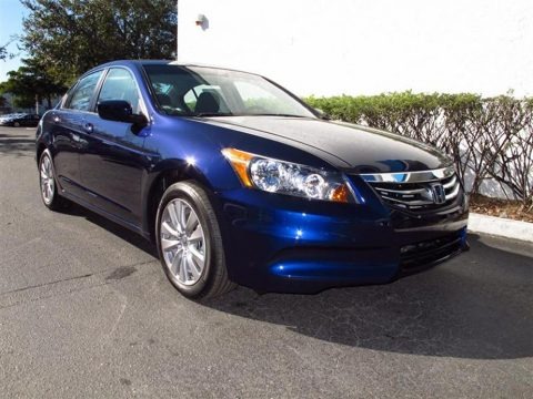 Royal Blue Pearl 2012 Honda Accord EX Sedan