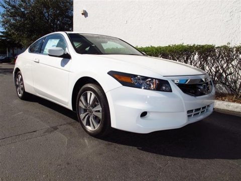 Taffeta White 2012 Honda Accord EX-L Coupe