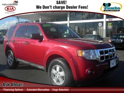 Sangria Red Metallic 2009 Ford Escape XLT V6