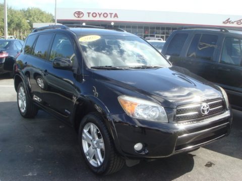 Black 2007 Toyota RAV4 Sport Black 2007 Toyota RAV4 Sport