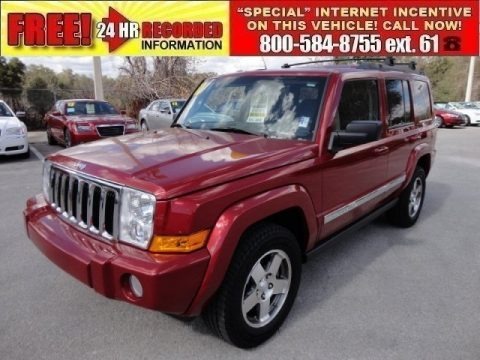 Inferno Red Crystal Pearl 2010 Jeep Commander Sport Inferno Red Crystal Pearl 2010 Jeep Commander Sport
