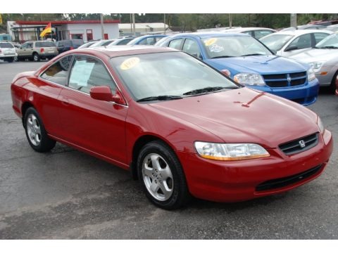 San Marino Red 1999 Honda Accord EX V6 Coupe
