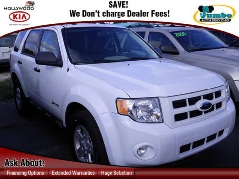 Oxford White 2009 Ford Escape Hybrid