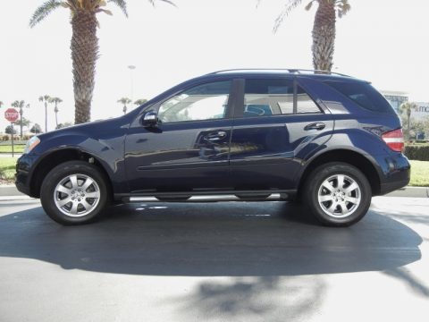 Capri Blue Metallic 2007 Mercedes-Benz ML 350 4Matic Capri Blue Metallic 2007 Mercedes-Benz ML 350 4Matic