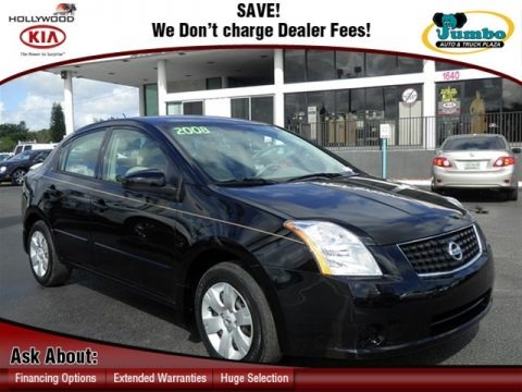 Super Black 2008 Nissan Sentra 2.0