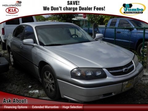 Galaxy Silver Metallic 2002 Chevrolet Impala 