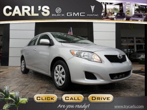 Classic Silver Metallic 2010 Toyota Corolla LE