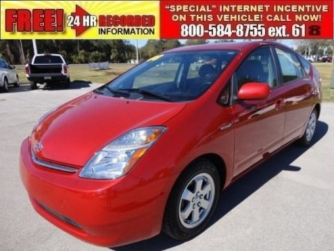 Barcelona Red Metallic 2008 Toyota Prius Hybrid Barcelona Red Metallic 2008 Toyota Prius Hybrid