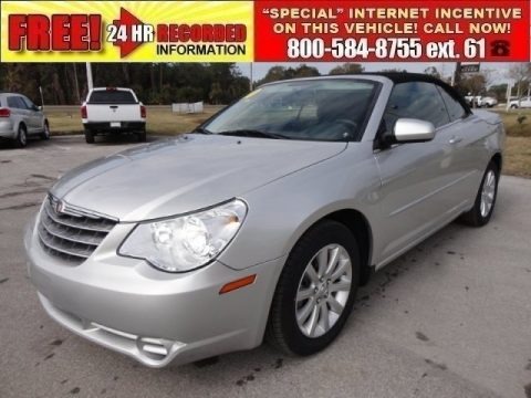 Bright Silver Metallic 2010 Chrysler Sebring Touring Convertible