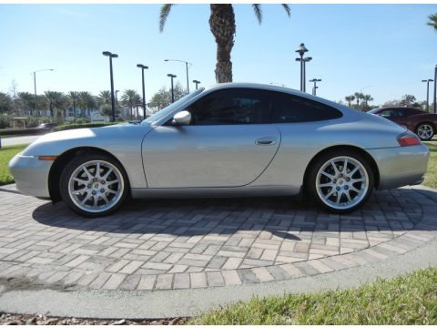 Arctic Silver Metallic 1999 Porsche 911 Carrera Coupe Arctic Silver Metallic 1999 Porsche 911 Carrera Coupe