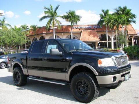 Black 2006 Ford F150 Lariat SuperCrew 4x4