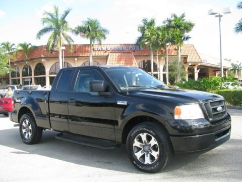 Black 2006 Ford F150 XL SuperCab