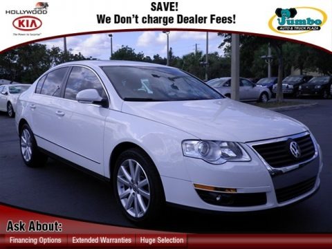 Candy White 2010 Volkswagen Passat Komfort Sedan