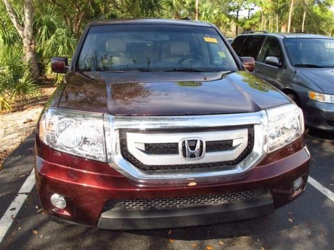 Dark Cherry Pearl 2009 Honda Pilot EX-L