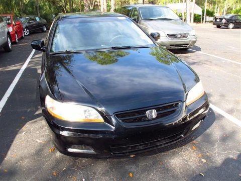 Nighthawk Black Pearl 2002 Honda Accord SE Coupe
