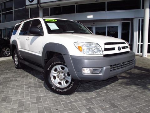 Natural White 2003 Toyota 4Runner SR5 Natural White 2003 Toyota 4Runner SR5