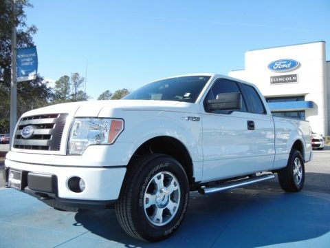 Oxford White 2010 Ford F150 STX SuperCab 4x4