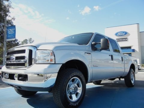 Silver Metallic 2006 Ford F250 Super Duty Lariat FX4 Off Road Crew Cab 4x4 Silver Metallic 2006 Ford F250 Super Duty Lariat FX4 Off Road Crew Cab 4x4