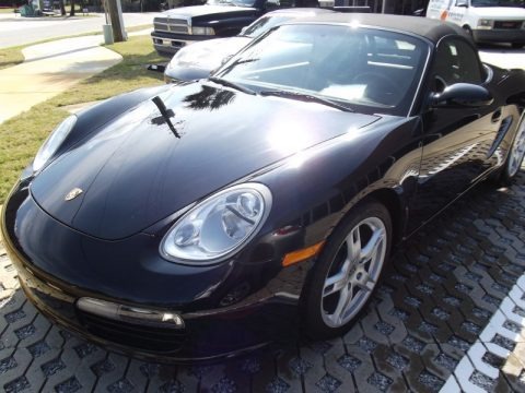 Black 2007 Porsche Boxster 