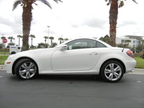 Arctic White 2009 Mercedes-Benz SLK 350 Roadster Arctic White 2009 Mercedes-Benz SLK 350 Roadster