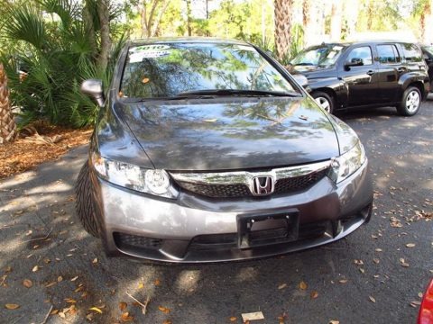 Polished Metal Metallic 2010 Honda Civic LX-S Sedan Polished Metal Metallic 2010 Honda Civic LX-S Sedan
