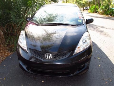 Crystal Black Pearl 2010 Honda Fit Sport