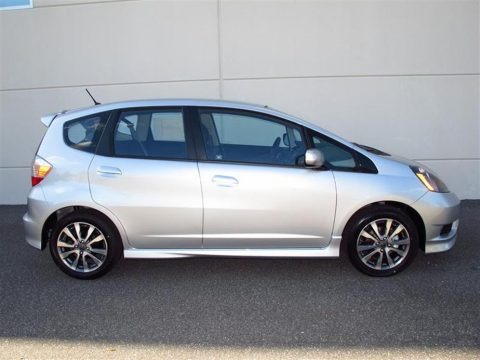 Alabaster Silver Metallic 2012 Honda Fit Sport