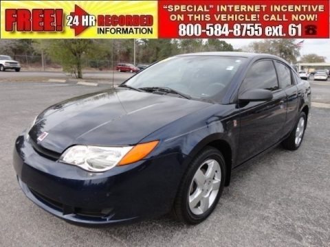 Deep Blue 2007 Saturn ION 2 Quad Coupe