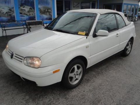 Cool White 2000 Volkswagen Cabrio GLS Cool White 2000 Volkswagen Cabrio GLS