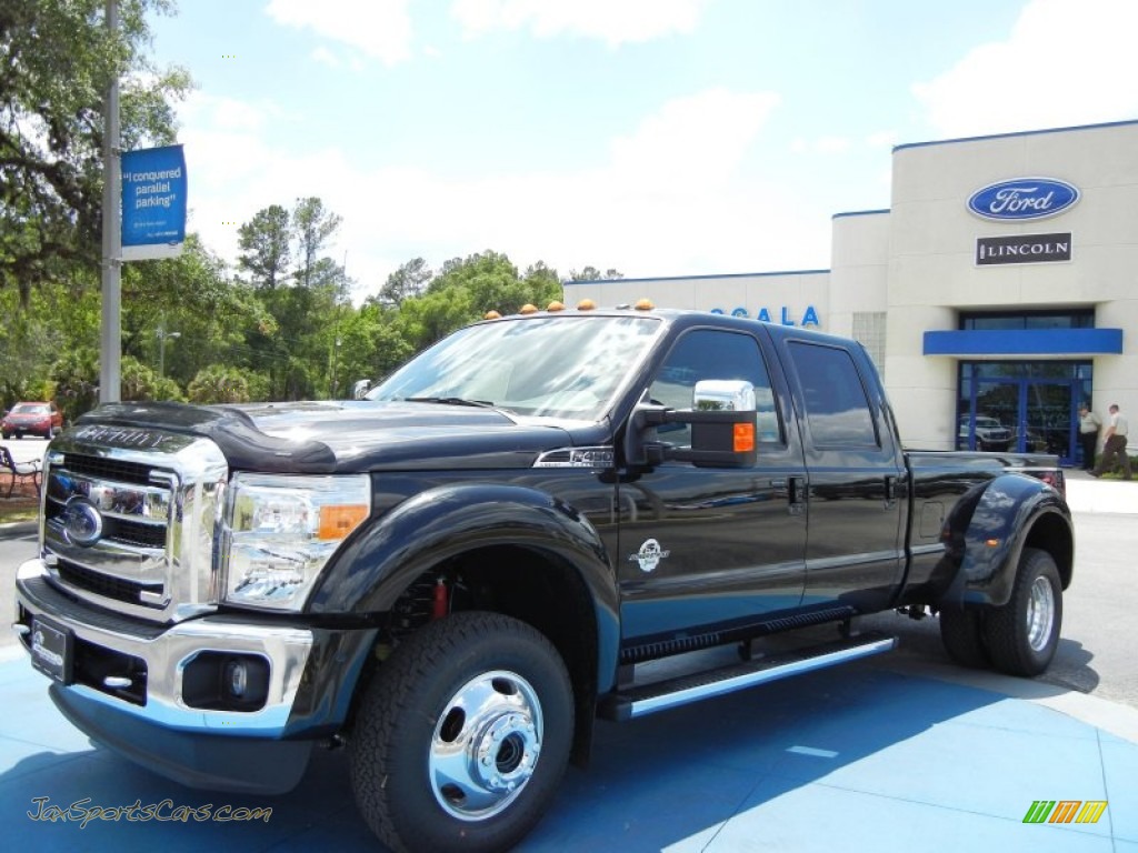 2012 Ford F450 Super Duty Lariat Crew Cab 4x4 Dually In Tuxedo Black ...