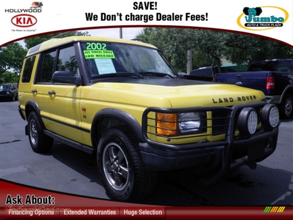2002 Land Rover Discovery II SE in Borrego Yellow photo 4 746260 Jax Sports Cars Cars for