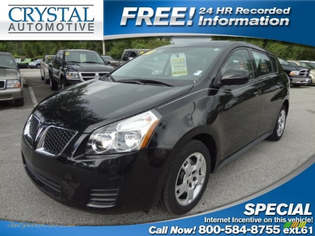2010 Pontiac Vibe 2.4L in Jet Black Metallic - 409396 | Jax Sports ...