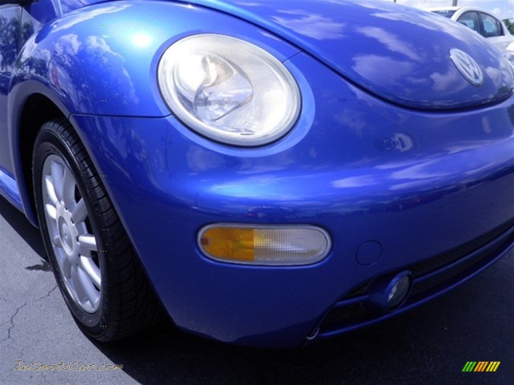 2005 New Beetle GLS Coupe - Blue Lagoon Metallic / Grey photo #2