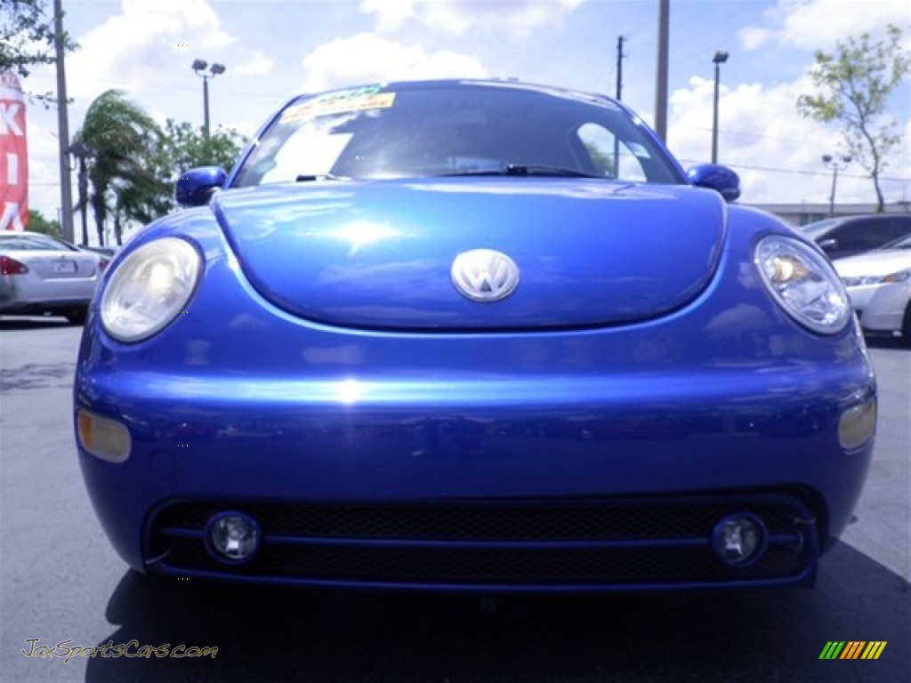 2005 New Beetle GLS Coupe - Blue Lagoon Metallic / Grey photo #3