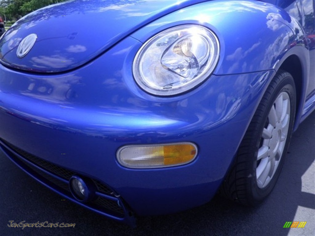2005 New Beetle GLS Coupe - Blue Lagoon Metallic / Grey photo #6