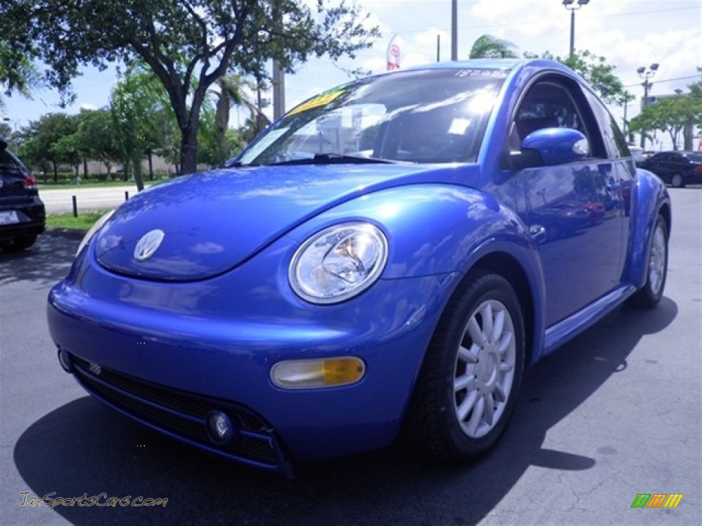 2005 New Beetle GLS Coupe - Blue Lagoon Metallic / Grey photo #7