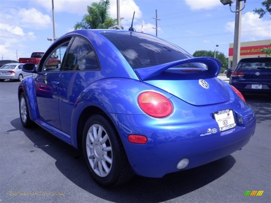 2005 New Beetle GLS Coupe - Blue Lagoon Metallic / Grey photo #9