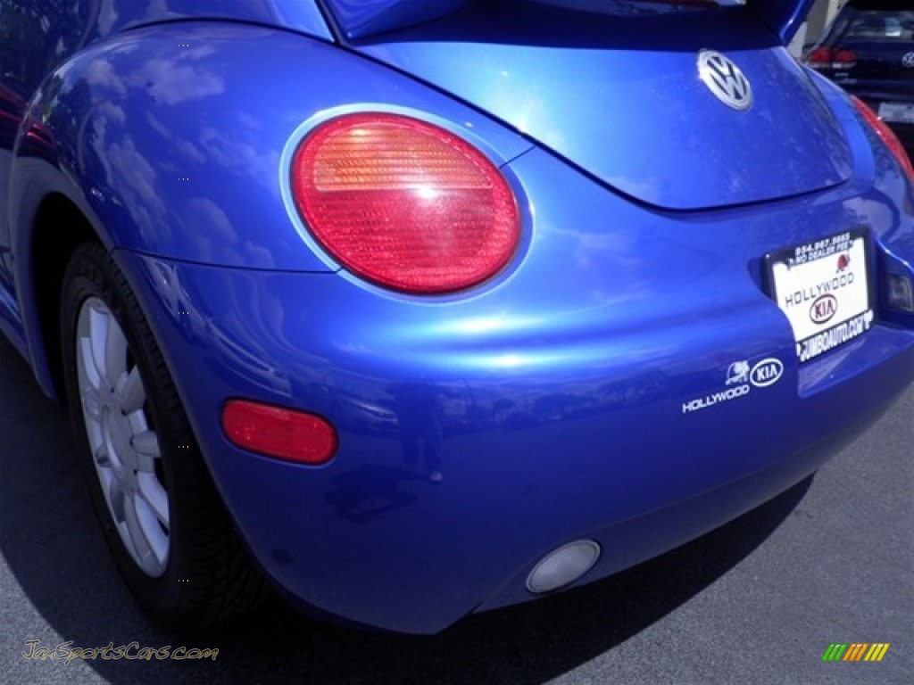 2005 New Beetle GLS Coupe - Blue Lagoon Metallic / Grey photo #10