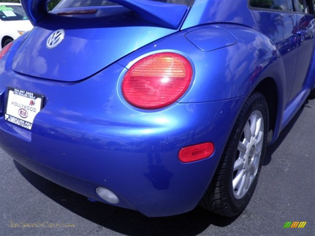 2005 New Beetle GLS Coupe - Blue Lagoon Metallic / Grey photo #14