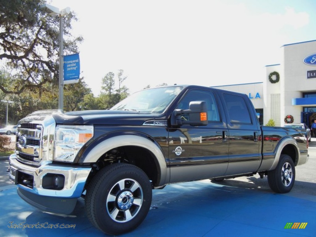 2013 Ford F250 Super Duty Lariat Crew Cab 4x4 In Kodiak Brown Metallic