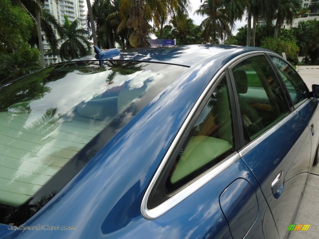 2005 A6 3.2 quattro Sedan - Stratos Blue Pearl Effect / Beige photo #15