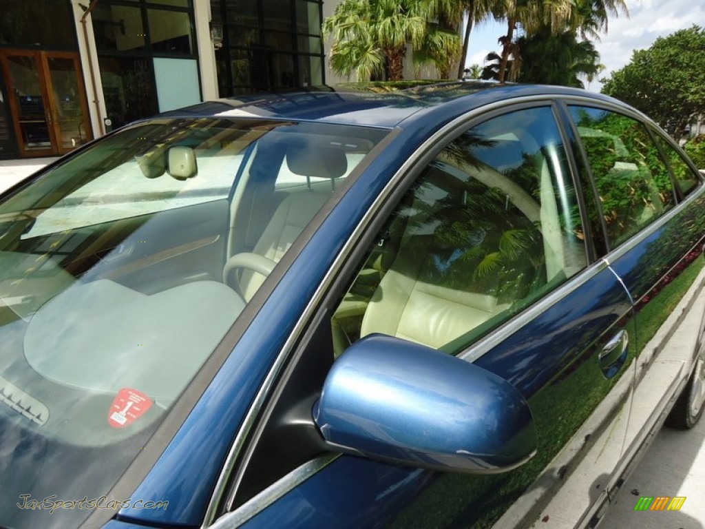 2005 A6 3.2 quattro Sedan - Stratos Blue Pearl Effect / Beige photo #28