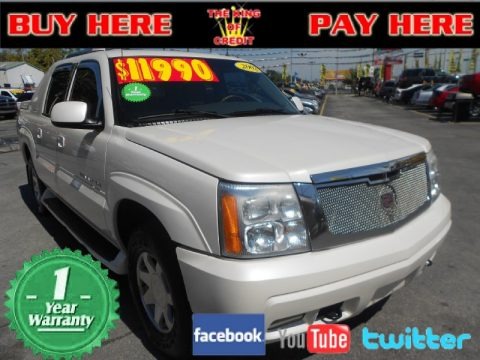White Diamond 2002 Cadillac Escalade EXT AWD White Diamond 2002 Cadillac Escalade EXT AWD
