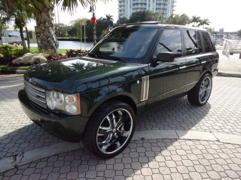 Epsom Green Metallic 2004 Land Rover Range Rover HSE