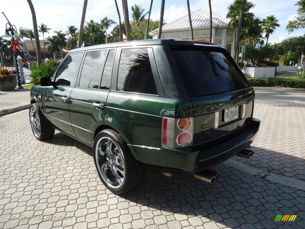 2004 Range Rover HSE - Epsom Green Metallic / Sand/Jet Black photo #3