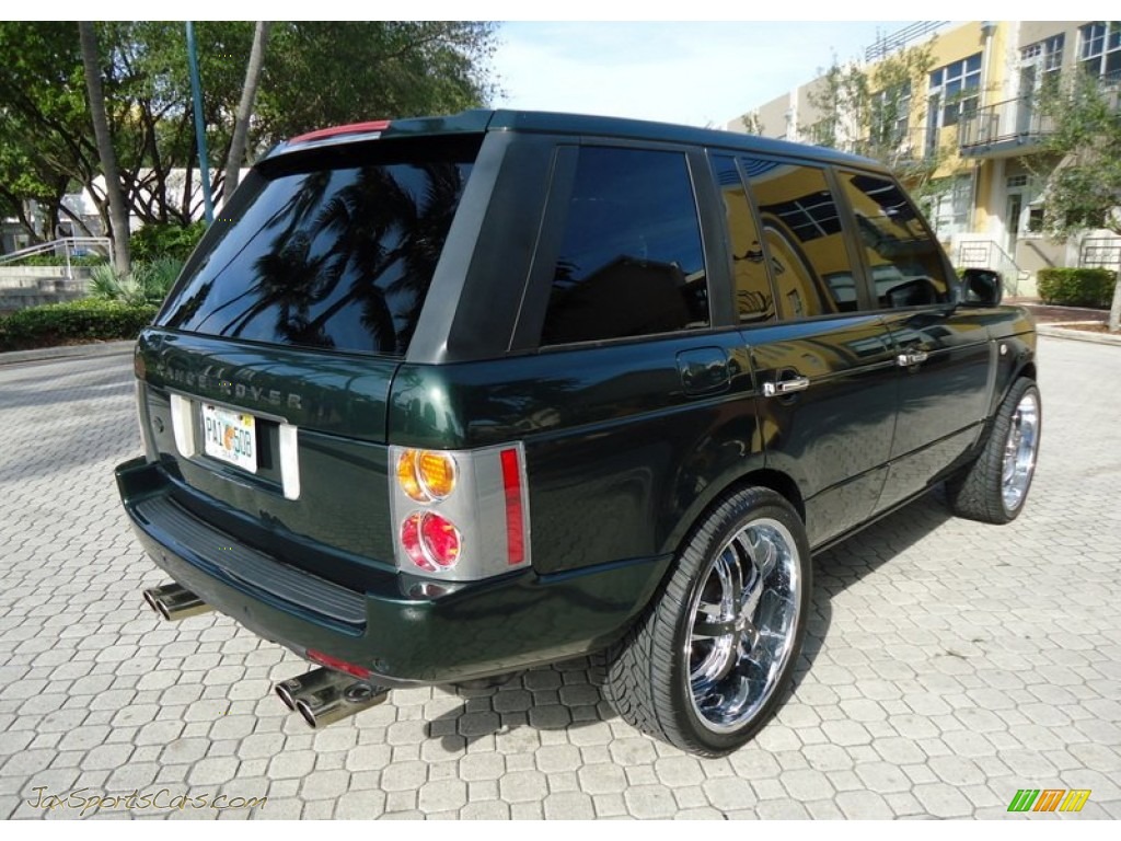 2004 Range Rover HSE - Epsom Green Metallic / Sand/Jet Black photo #13
