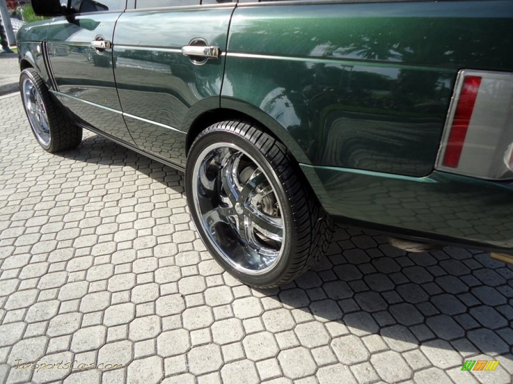 2004 Range Rover HSE - Epsom Green Metallic / Sand/Jet Black photo #17