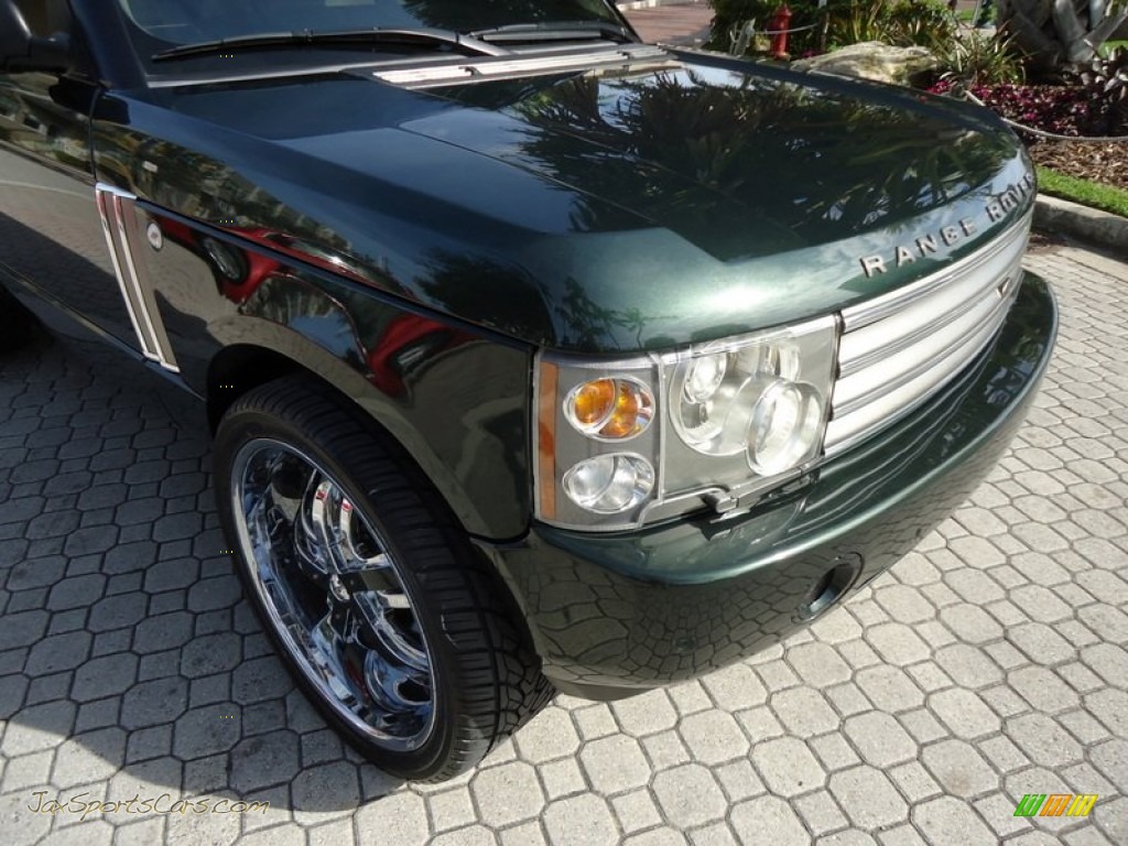 2004 Range Rover HSE - Epsom Green Metallic / Sand/Jet Black photo #23