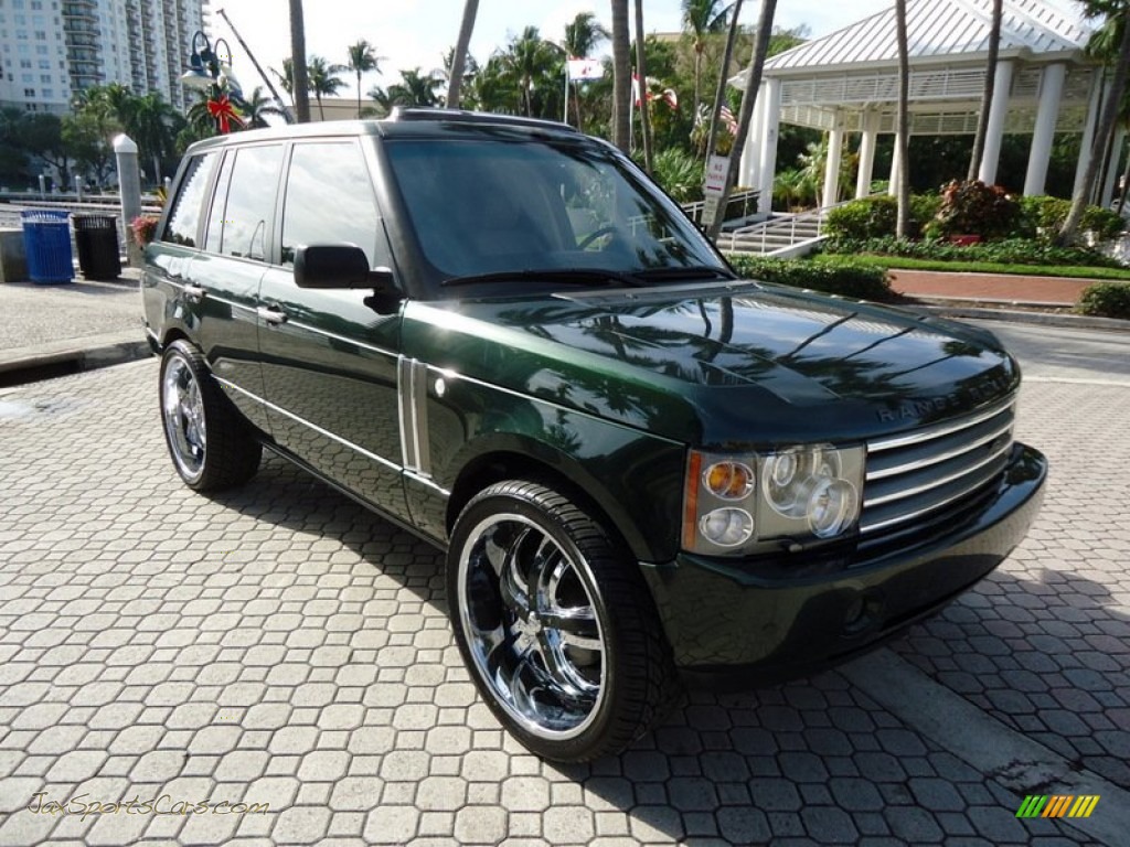 2004 Range Rover HSE - Epsom Green Metallic / Sand/Jet Black photo #24